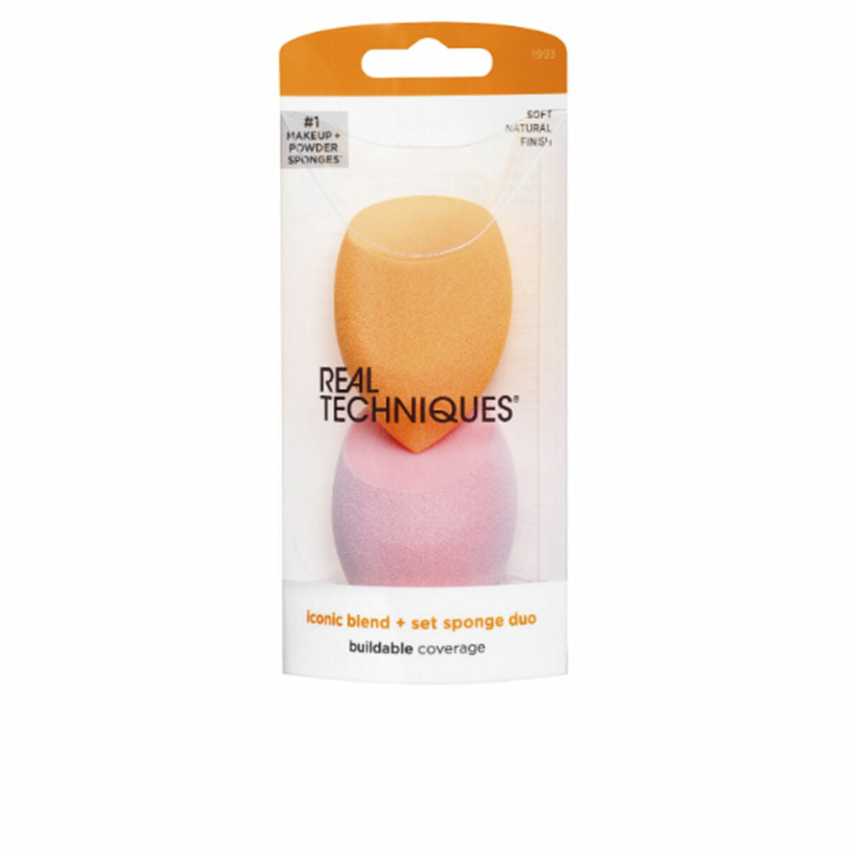 Make-up Sponge Real Techniques Miracle Complexion Sæt 2 stk. produktemballage