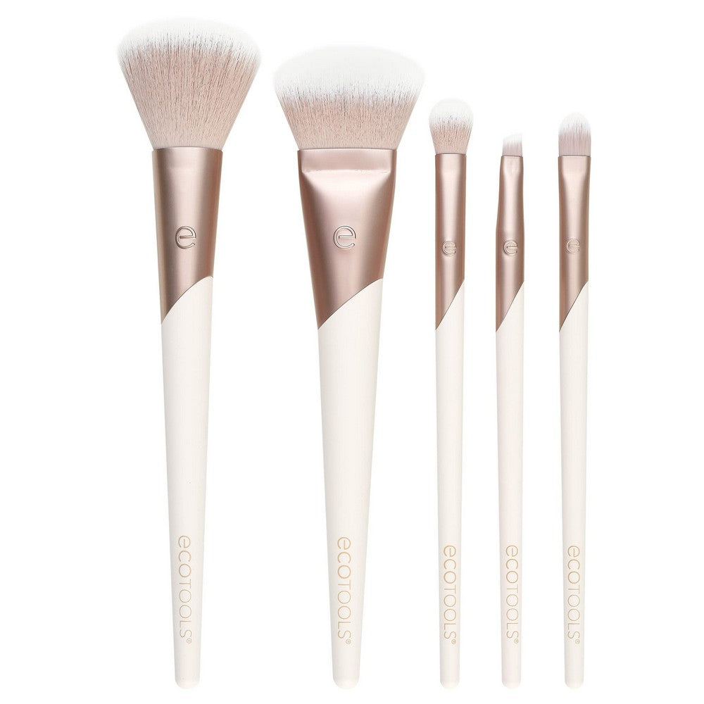 Sæt med make-up børster Ecotools Luxe Natural Elegance (5 stk) produktemballage