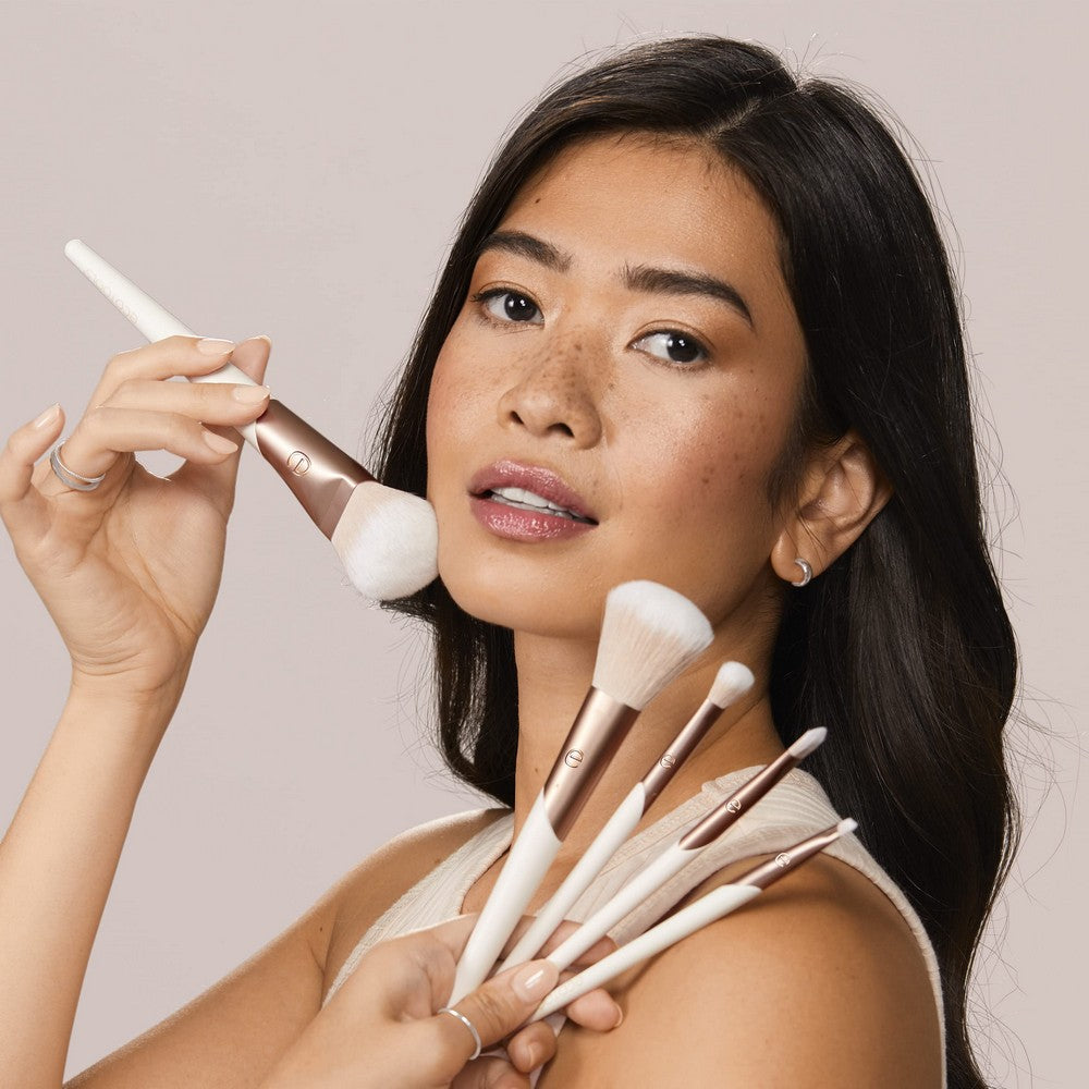 Sæt med make-up børster Ecotools Luxe Natural Elegance (5 stk) produktemballage