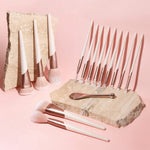 Sæt med make-up børster Ecotools Luxe Natural Elegance (5 stk) produktemballage