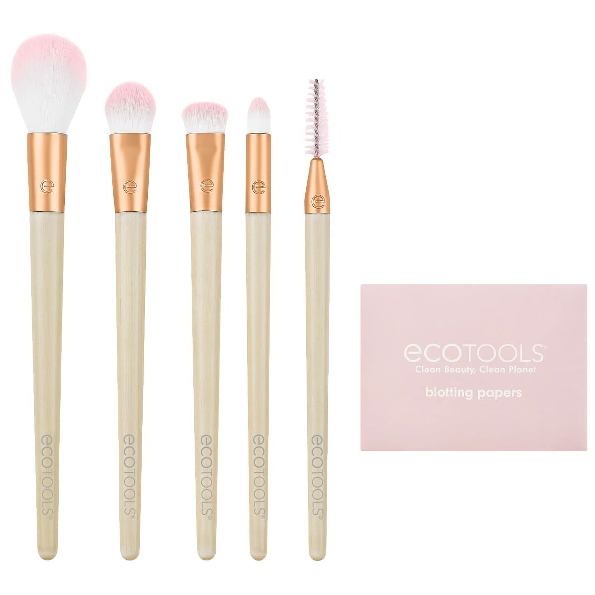 Sæt med make-up børster Ecotools Starry Eye Limited edition 6 stks produktemballage