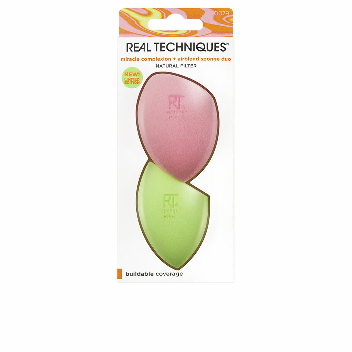 Make-up Sponge Real Techniques Miracle Complexion Airblend Limited edition (2 enheder) produktemballage