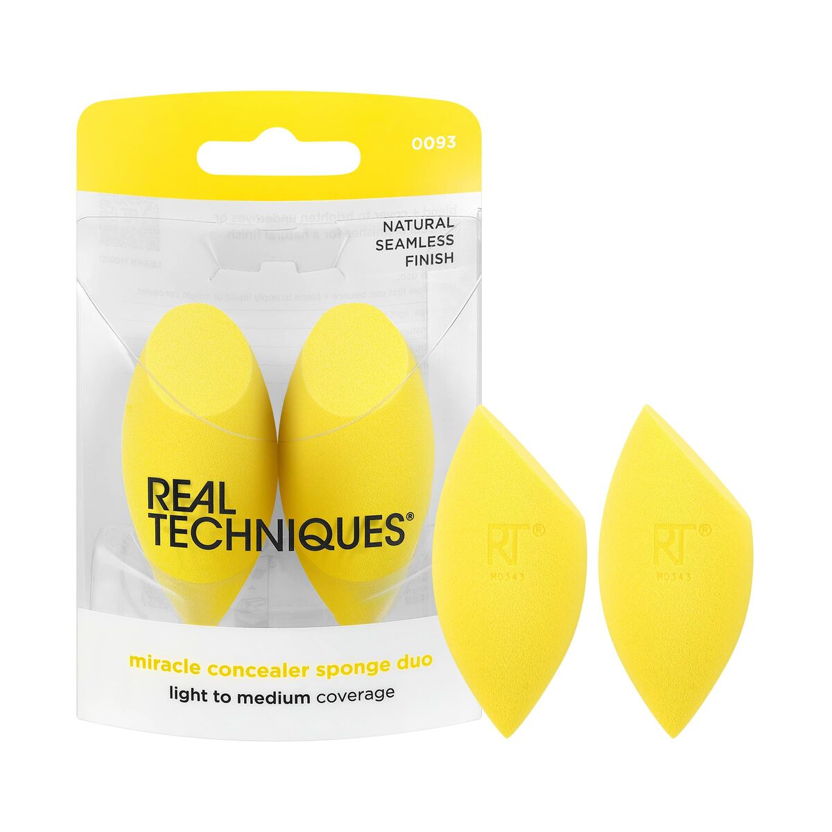 Face Sponge Real Techniques Miracle (2 enheder) produktemballage
