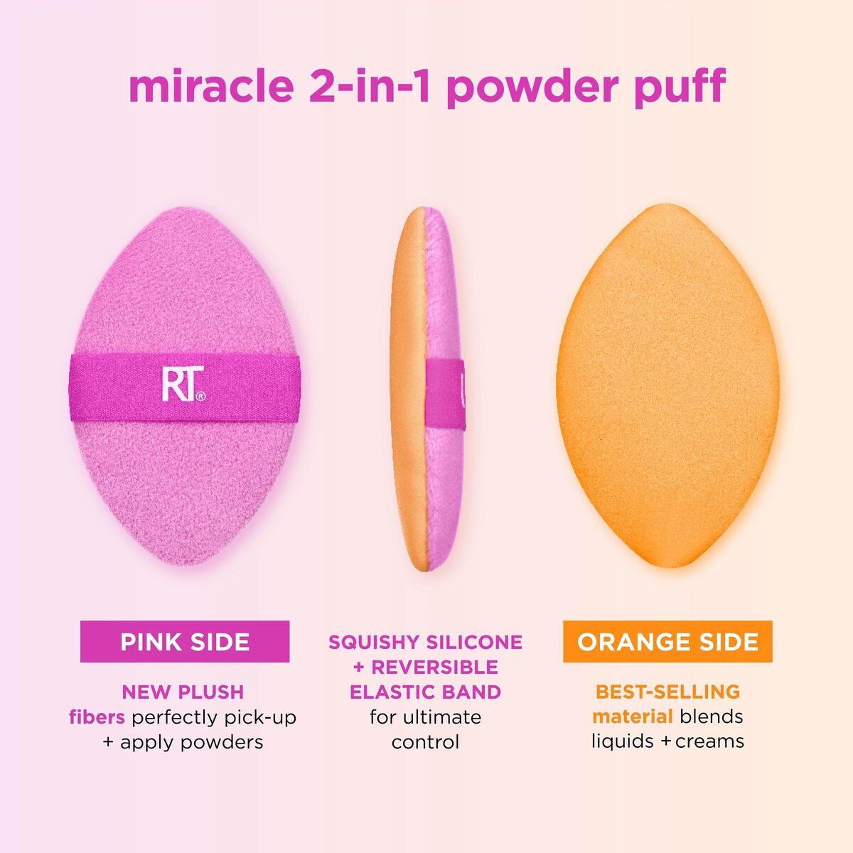 Make-up Brush Real Techniques MIRACLE 2 I 1 (2 enheder) produktemballage