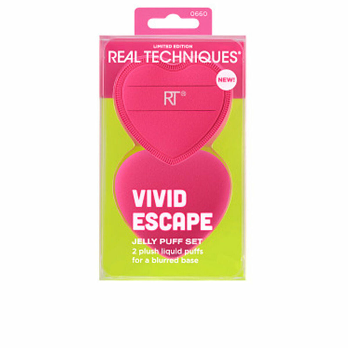 Make-up Sponge Real Techniques VIVID ESCAPE 2 Pieces produktemballage