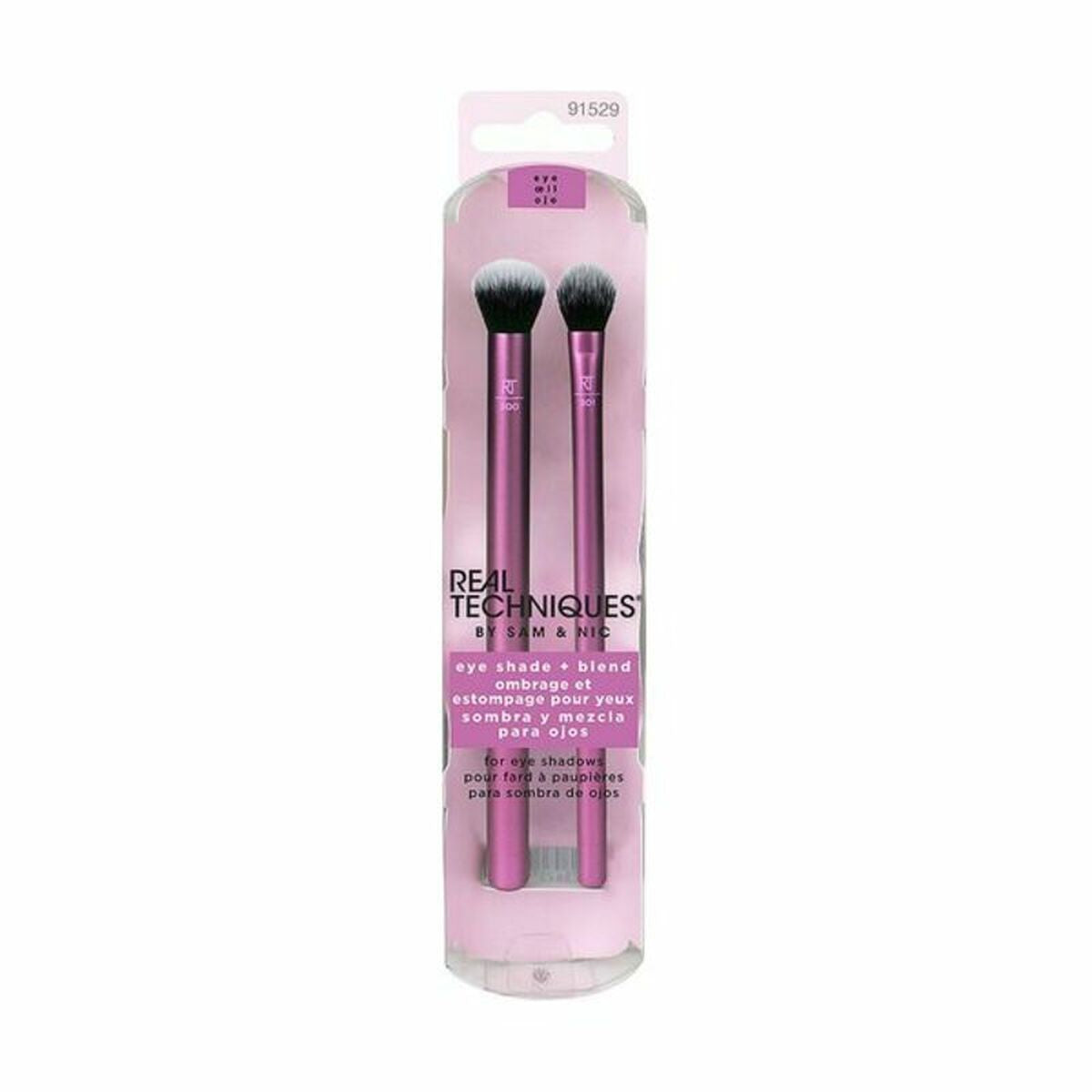 Make-up Brush Real Techniques Eye Shade Blend (2 stk) 2 stk produktemballage
