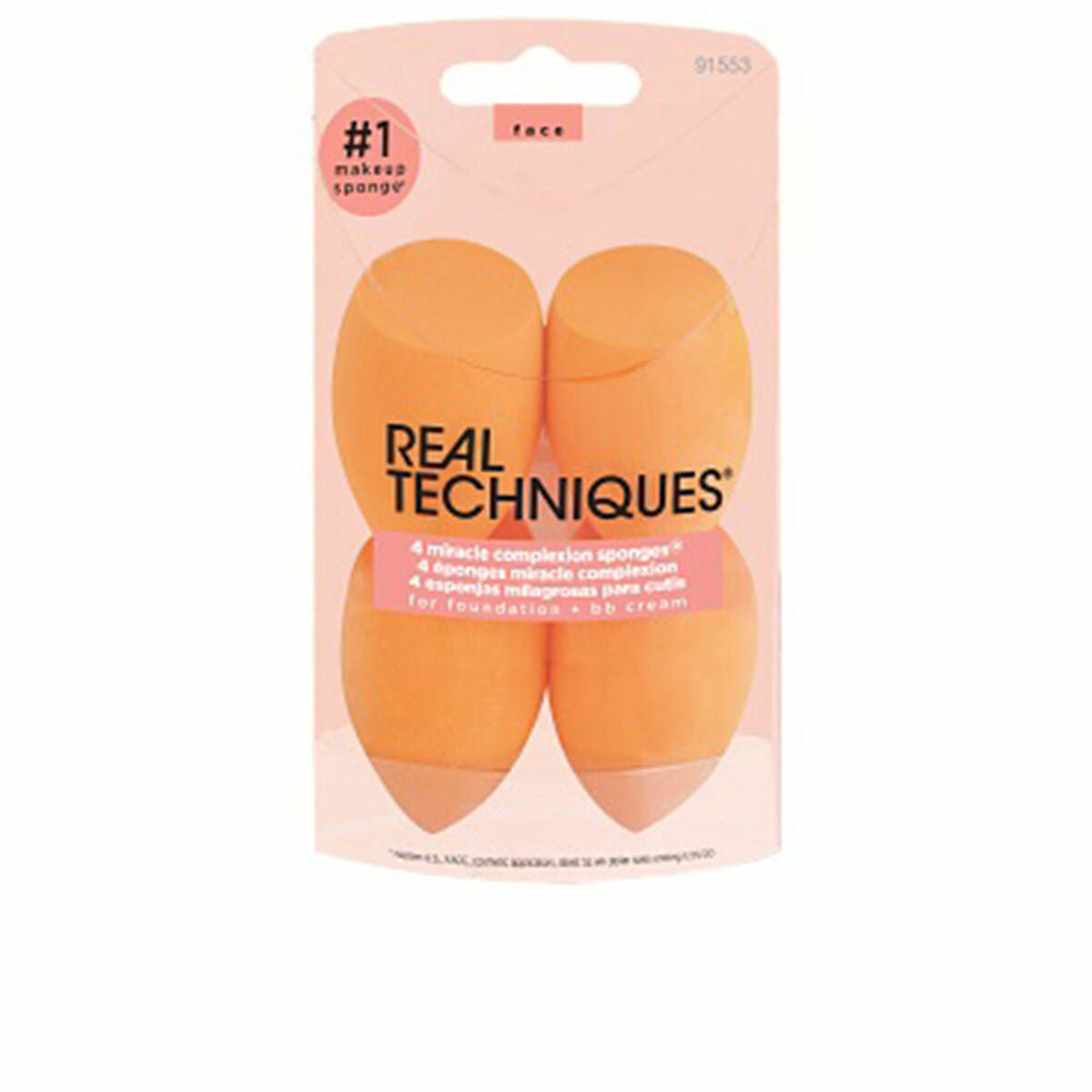Make-up Brush Real Techniques MIRACLE COMPLEXION 4 stykkers produktemballage