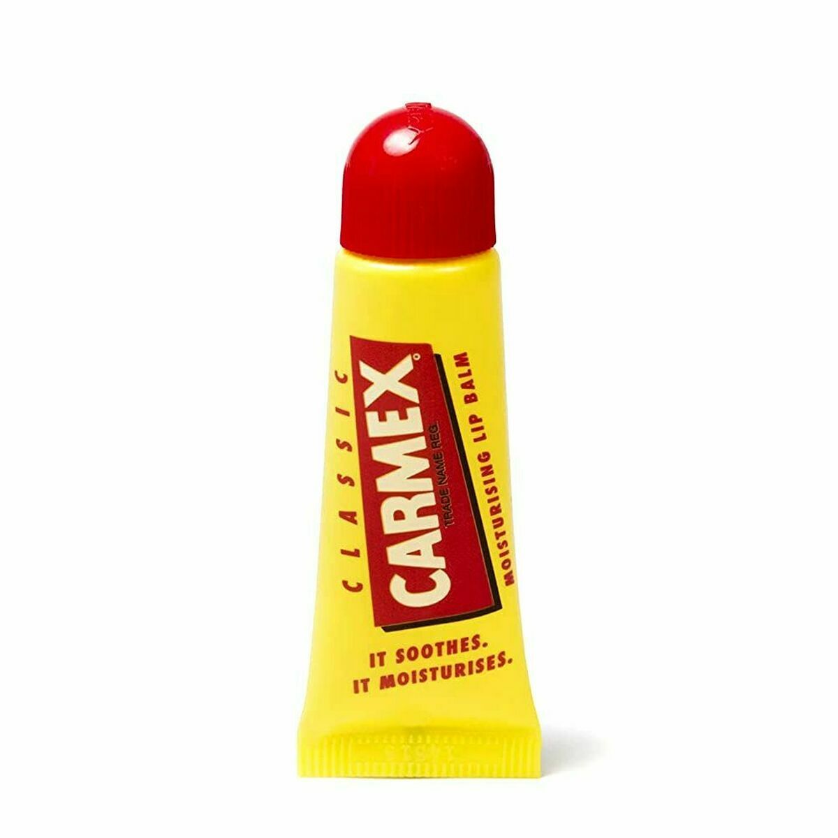 Fugtgivende læbepomade Carmex Clásico 10 g hudplejeemballage