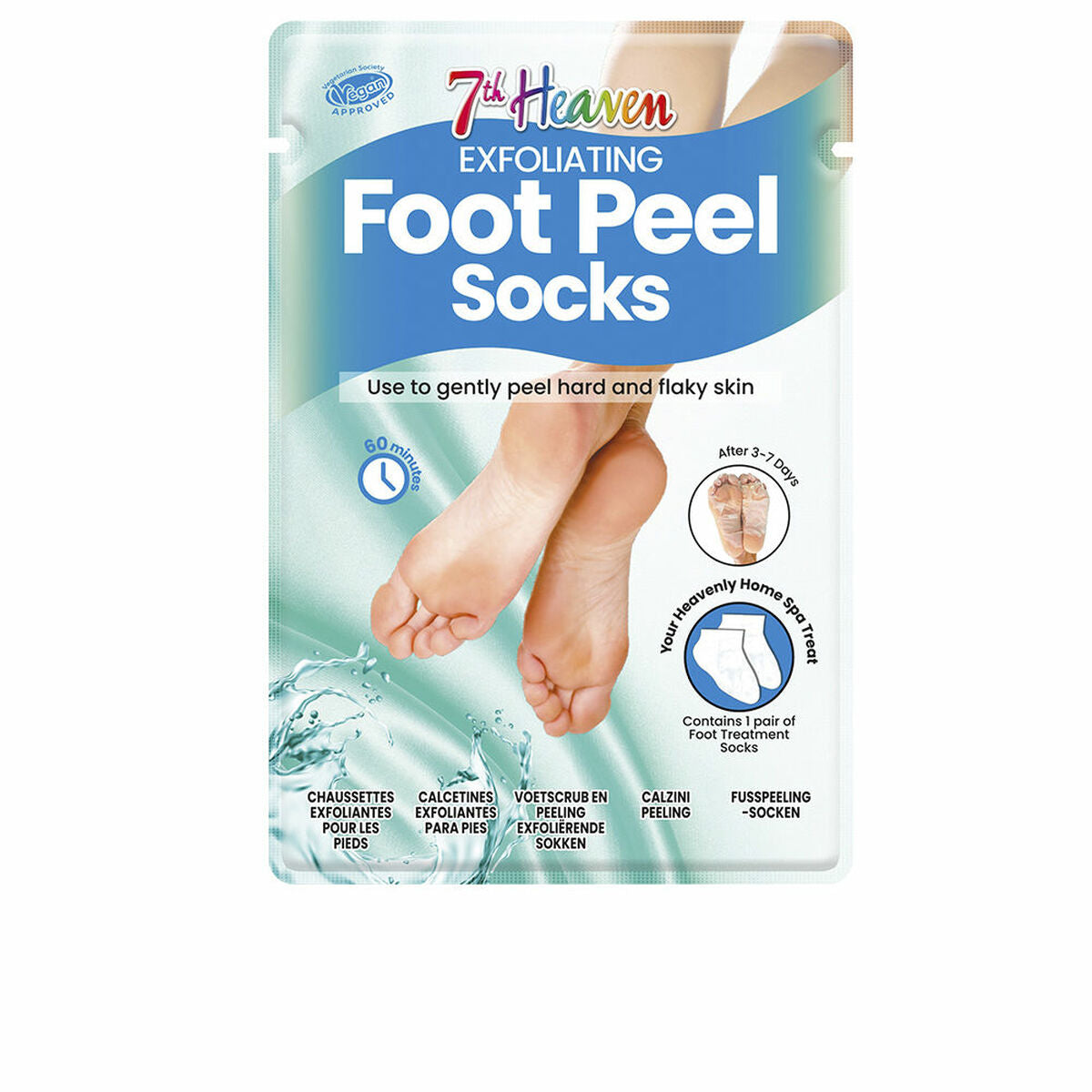 Moisturizing Foot Cream 7th Heaven FOOT PEEL (1 enhed) hudplejeemballage