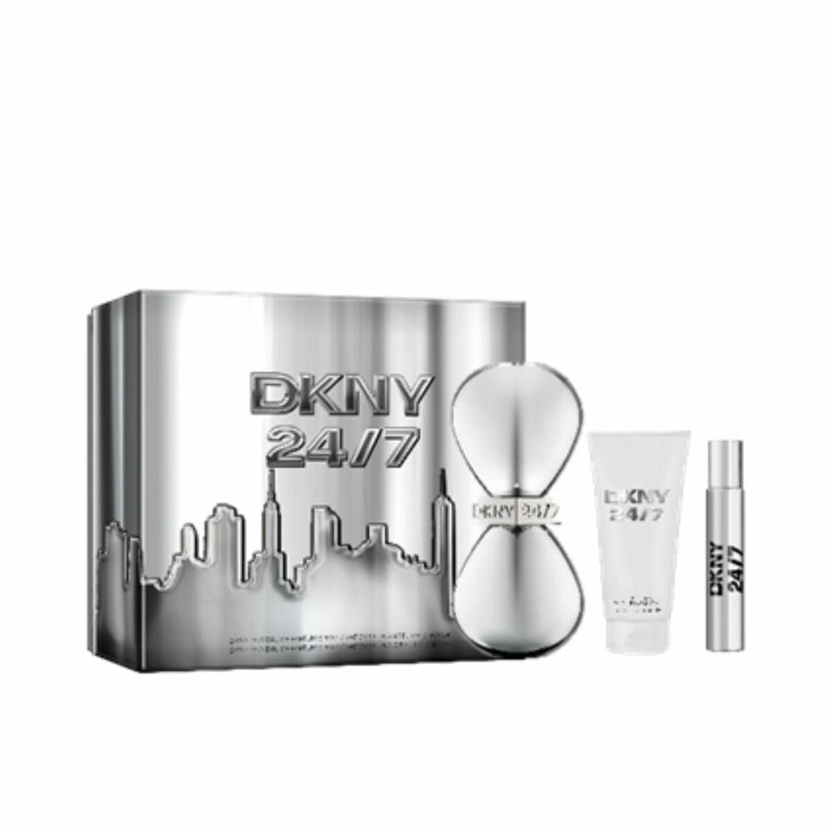 Parfumesæt til kvinder Donna Karan DKNY 24/7 3 stykker til kvinder produktemballage