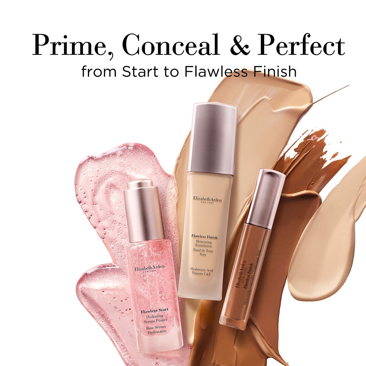 Liquid Make Up Base Elizabeth Arden Flawless Finish Nº 2 (1 enhed) produktemballage