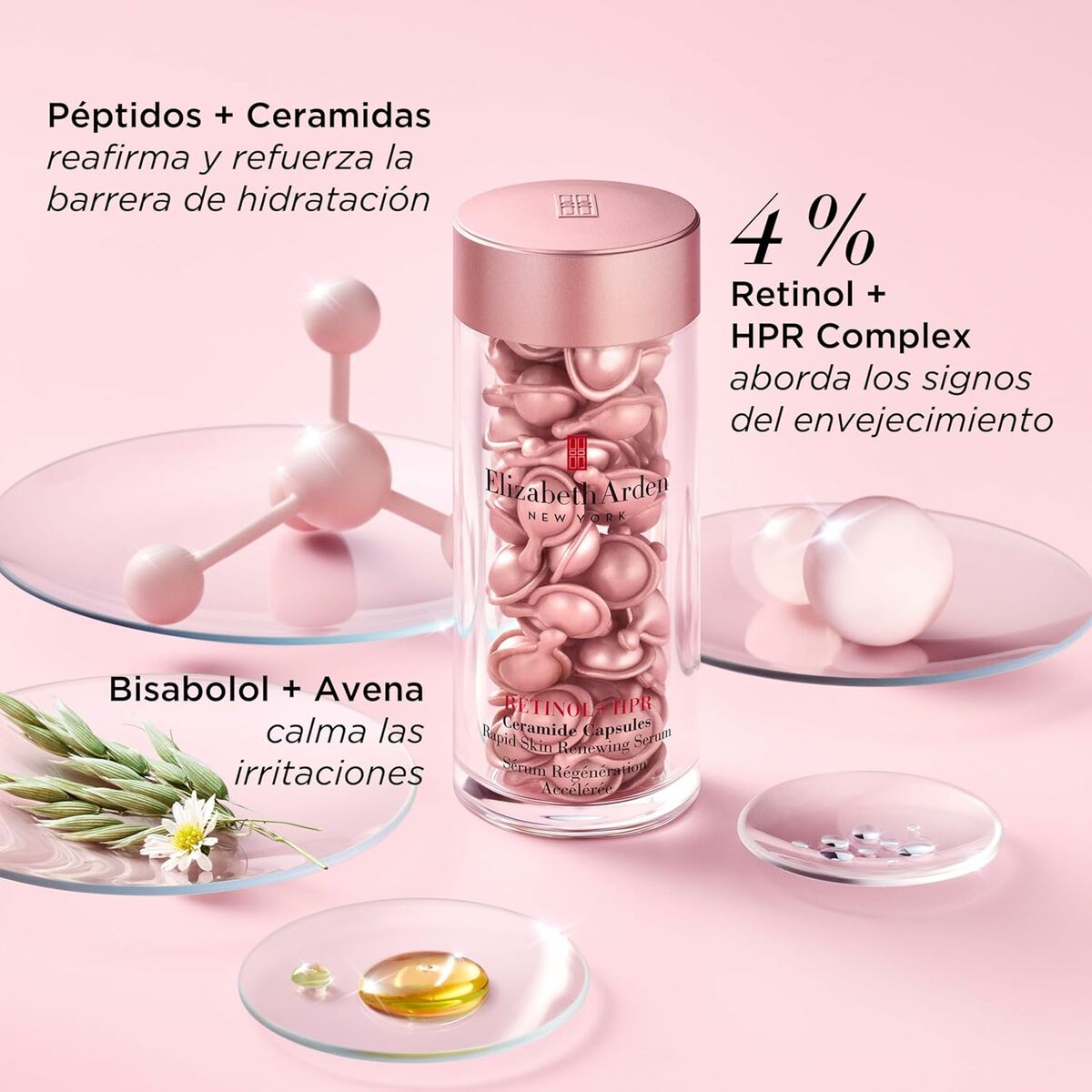 Udglatningsserum Elizabeth Arden RETINOL (60 enheder) til kvinders serumflaske