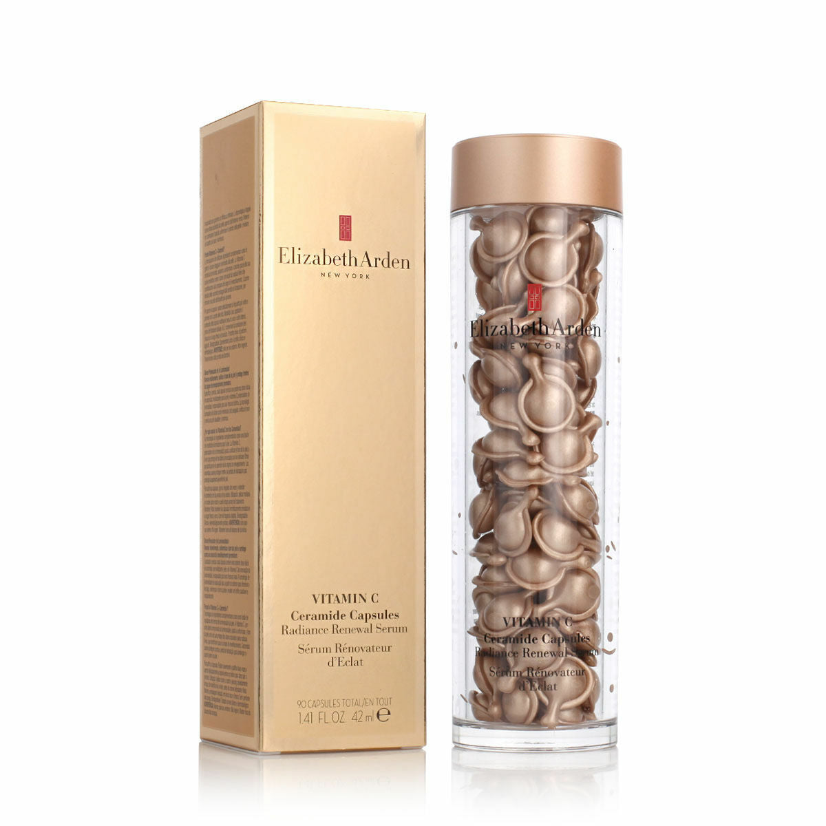 Illuminating Serum Elizabeth Arden Ceramide Vitamin C-kapsler (90 enheder) til kvinders serumflaske