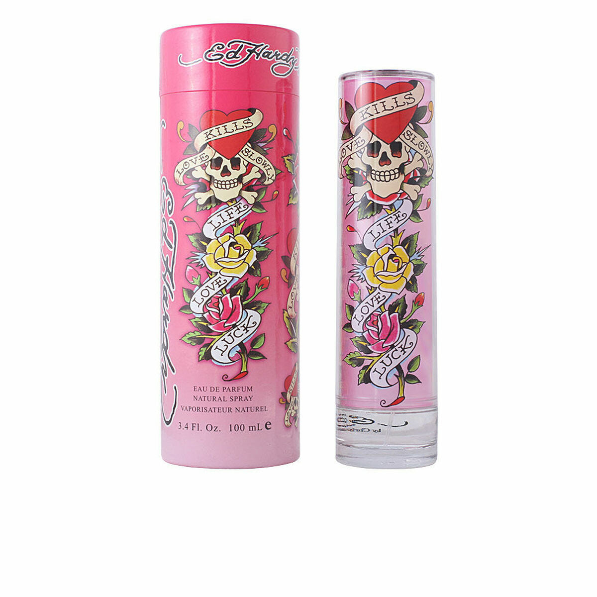 Dameparfume Ed Hardy Woman Ed Hardy Woman 100 ml til Dame produktemballage