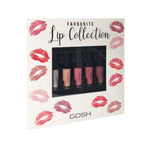 Set, Gosh, Favorite Lip Collection, Liquid Lipstick, 5 pcs
