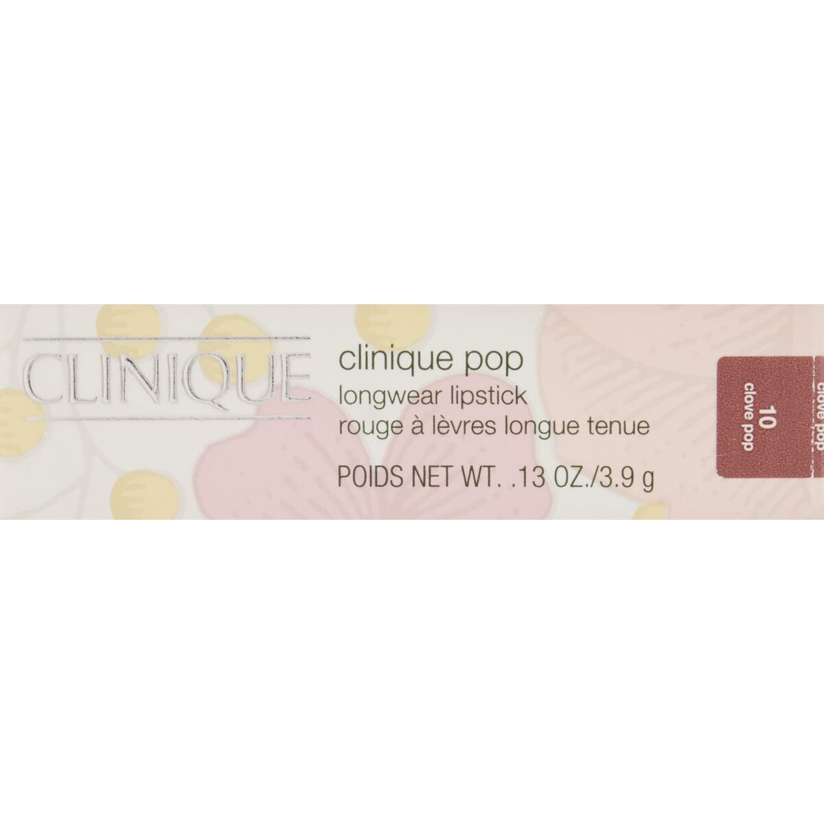 Læbestift Clinique POP LONGWEAR Clove Pop 3,9 g 3,9 g makeup emballage
