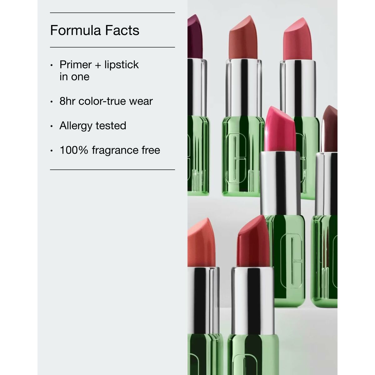 Læbestift Clinique POP LONGWEAR Beige Petal Pop (1 enhed) makeup-emballage