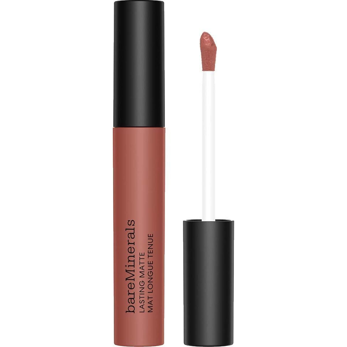 Fugtgivende læbestift bareMinerals Mineralist Brave Liquid (4 ml) makeup-emballage