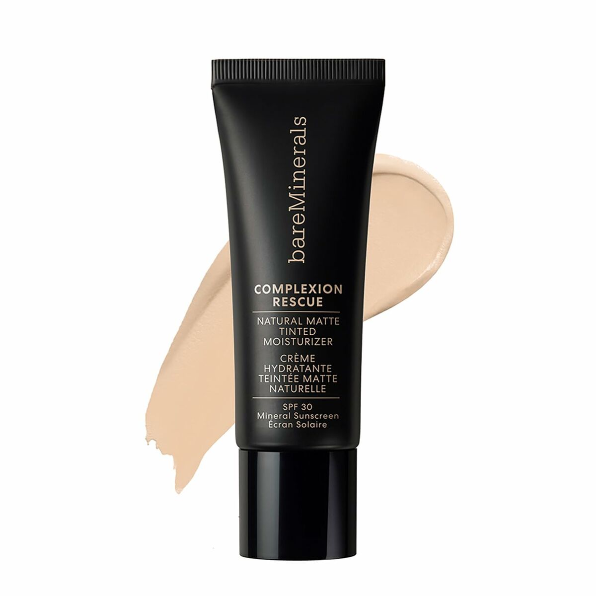 Fugtgivende creme med farve bareMinerals Complexion Rescue Birch Spf 30 35 ml hudplejeemballage