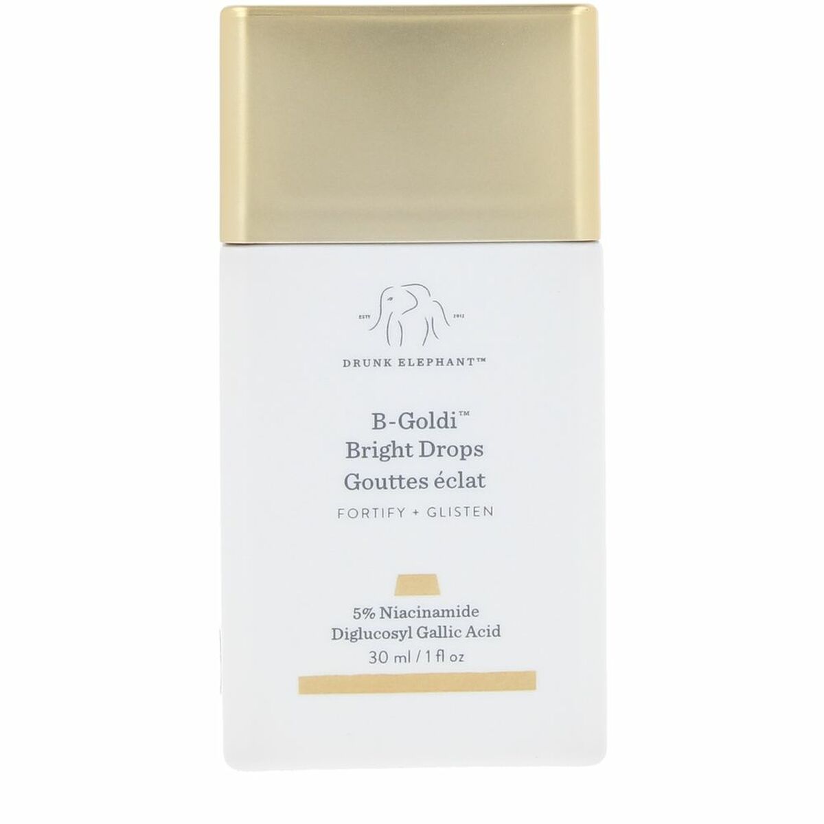 Highlighting Cream Drunk Elephant B-GOLDI BRIGHT DROPS 30 ml hudplejeemballage