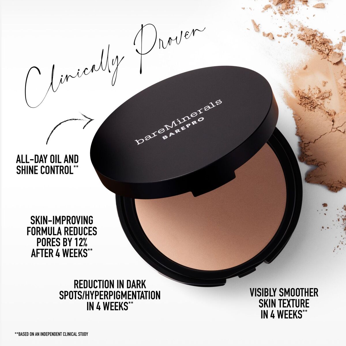 Make-up sæt bareMinerals BAREPRO produktemballage