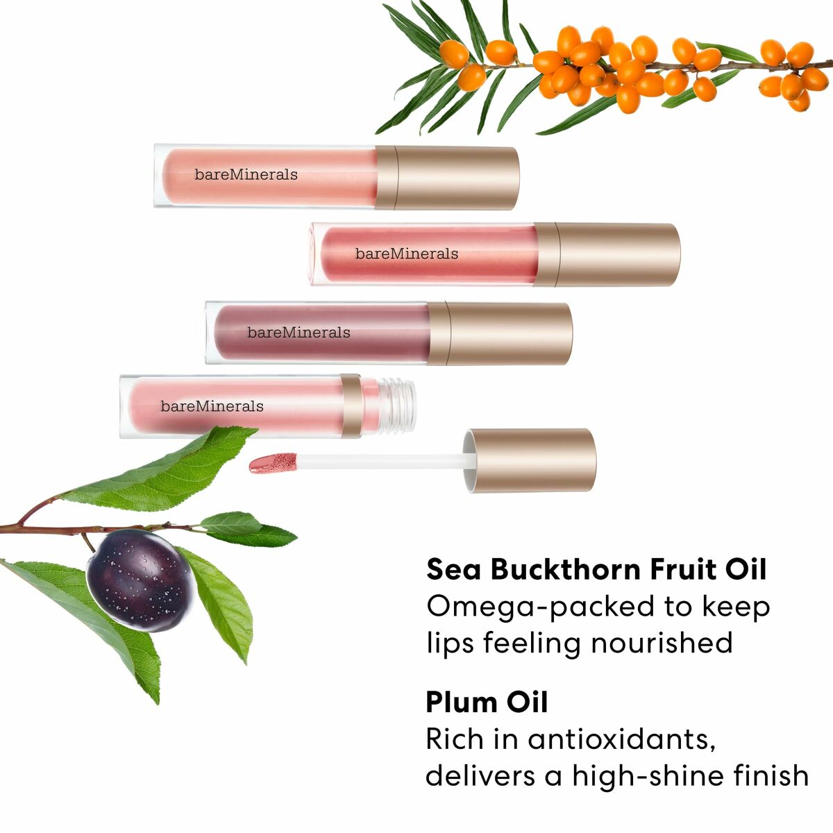Læbestift bareMinerals MINERALIST Peace 4 ml makeup emballage