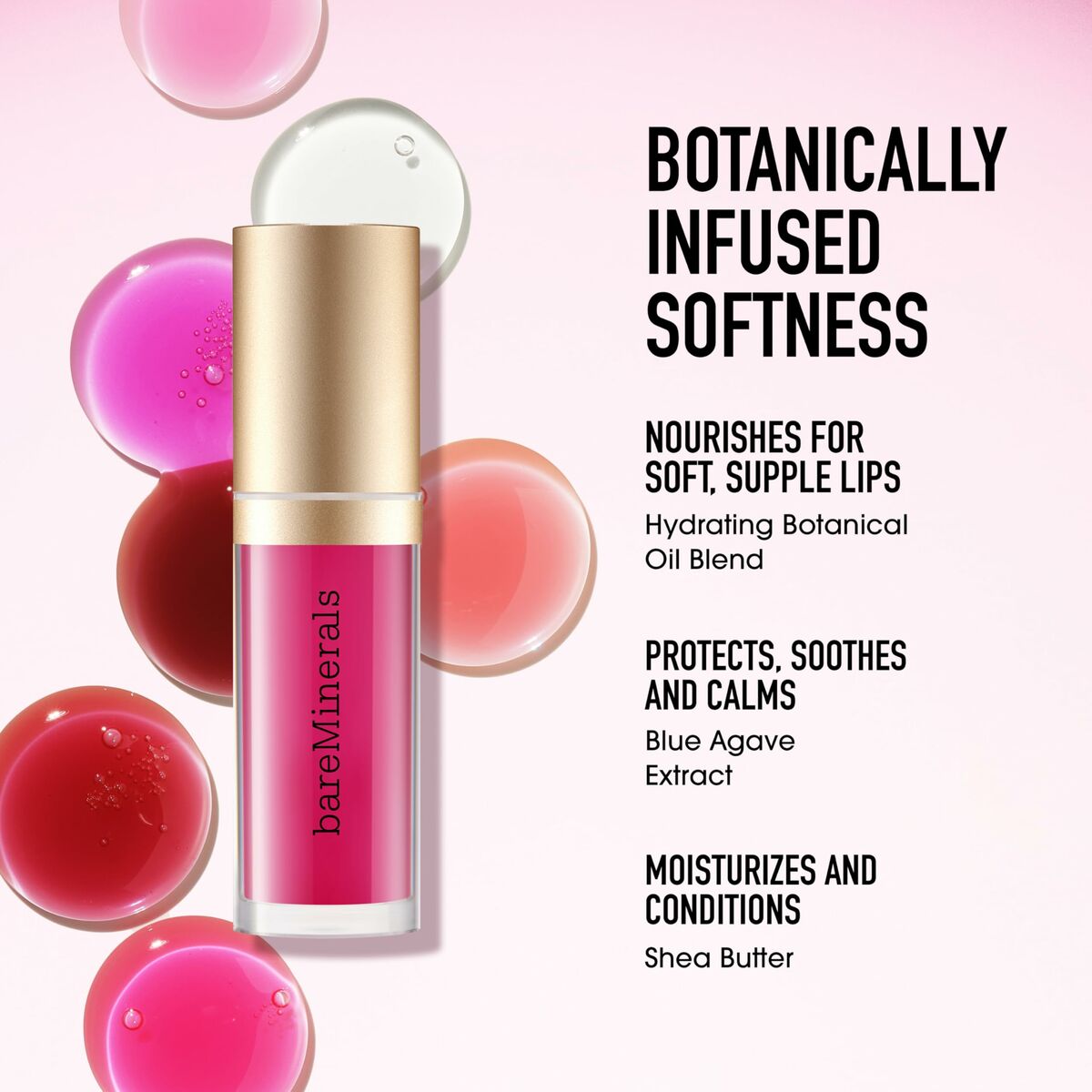 Lipgloss bareMinerals NOURISHING 3,8 ml 3,8 ml produktemballage