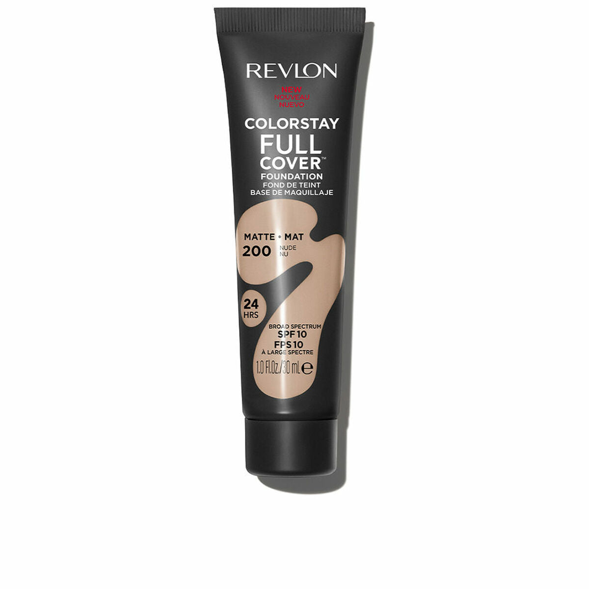 Creme Make-up Base Revlon ColorStay Full Cover Nº 200-Nude 30 ml produktemballage