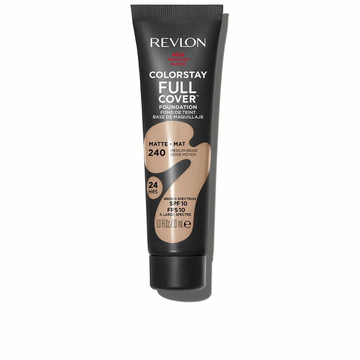 Creme Make-up Base Revlon ColorStay Full Cover Nº 240 Medium Beige Nº 240-Medium Beige 30 ml produktemballage