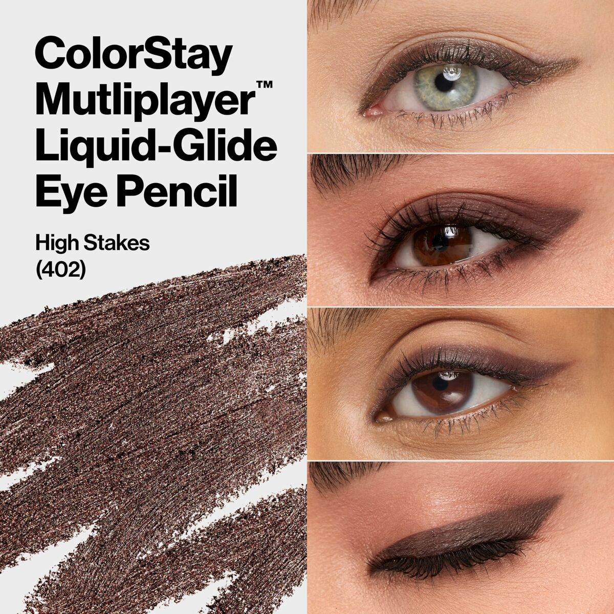 Øjenblyant Revlon COLORSTAY Nº 402-HIGH STAKES (1 enhed) produktemballage