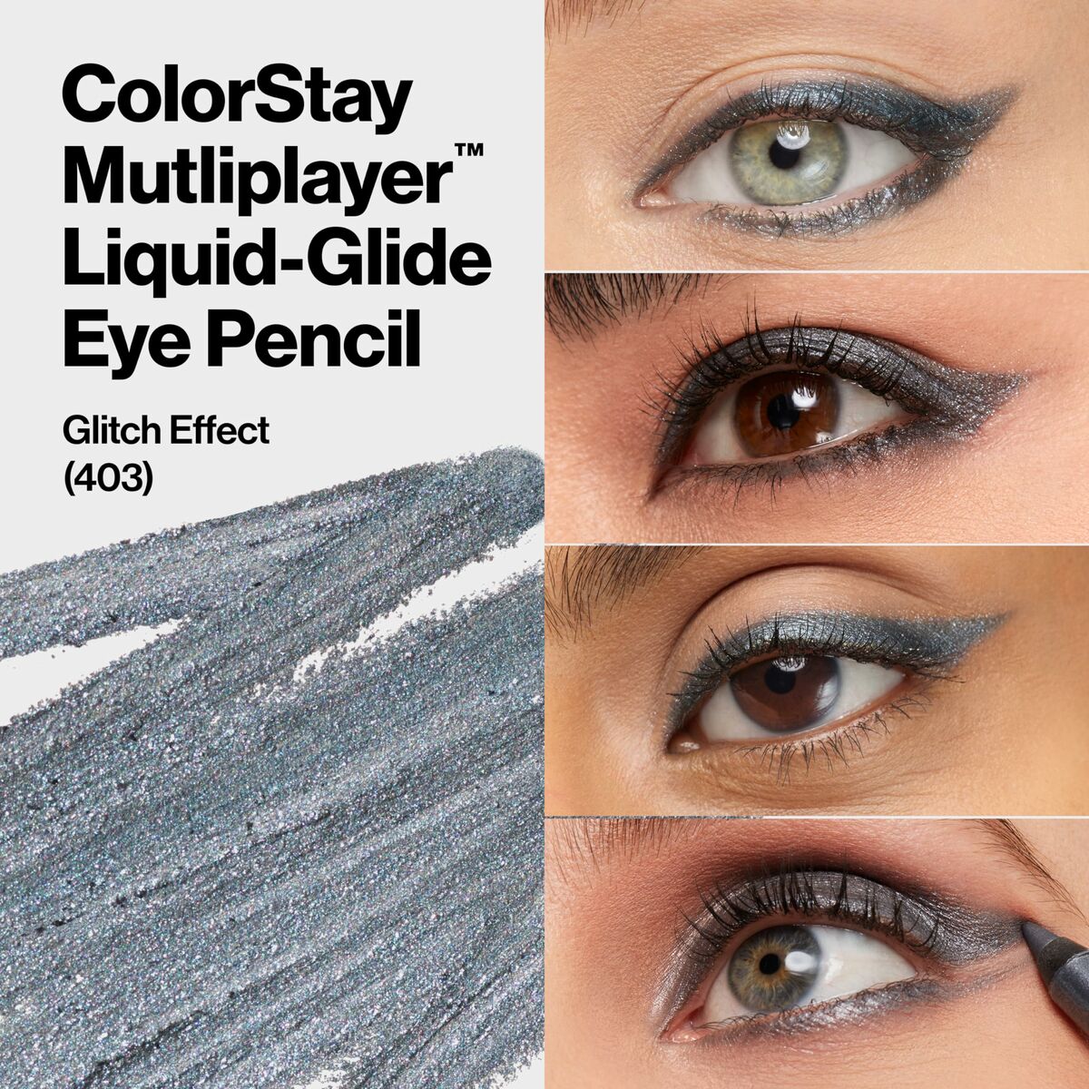 Øjenblyant Revlon COLORSTAY Nº 403-GLITCH EFFECT (1 enhed) produktemballage