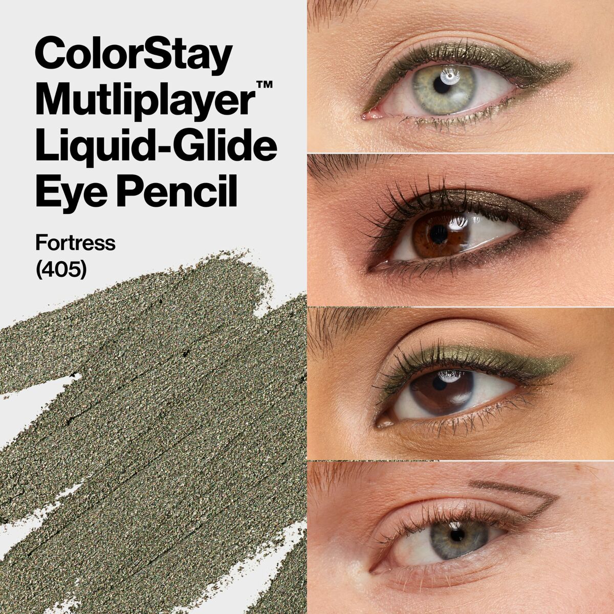 Øjenblyant Revlon COLORSTAY Nº 405-FORTRESS (1 enhed) produktemballage