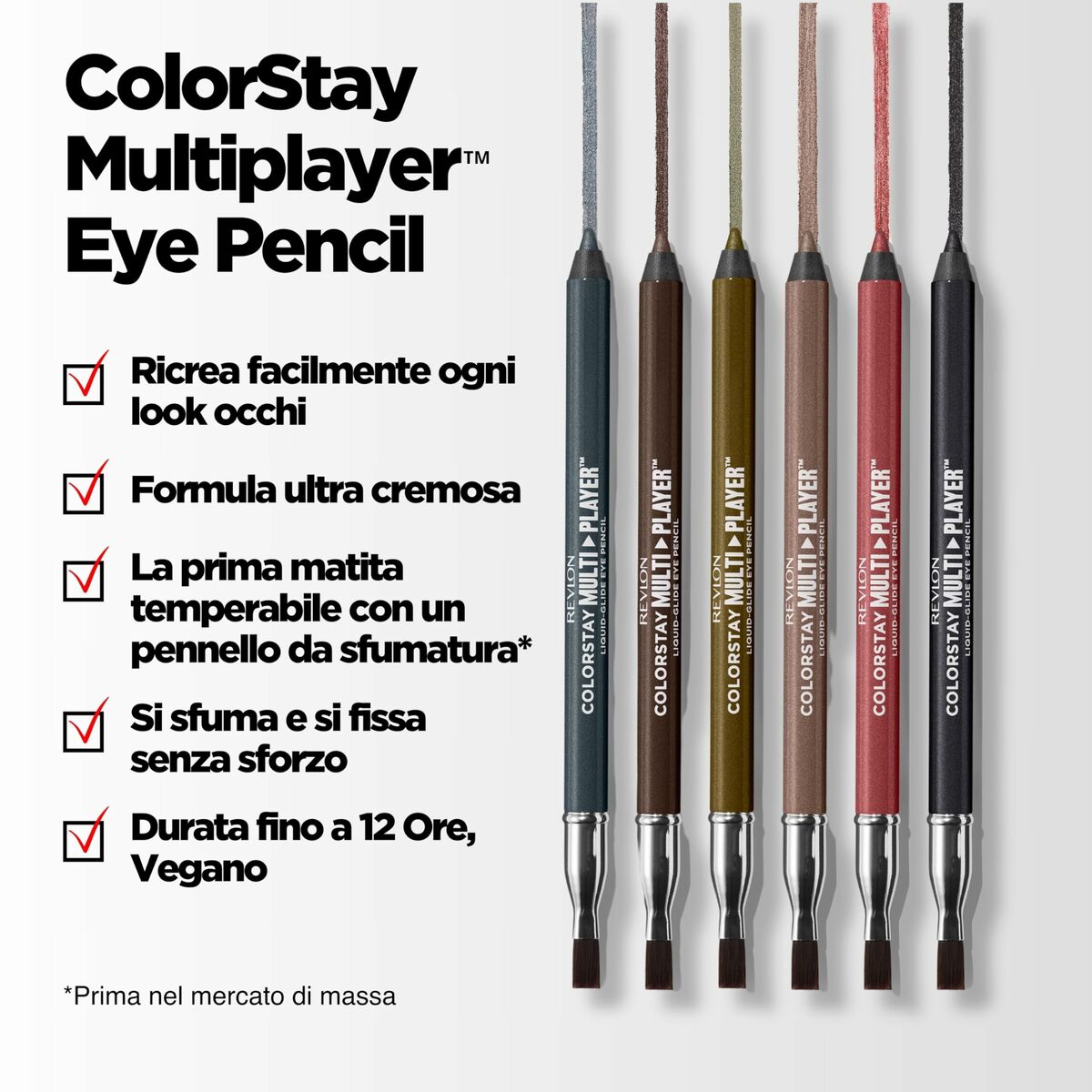 Øjenblyant Revlon COLORSTAY Nº 405-FORTRESS (1 enhed) produktemballage