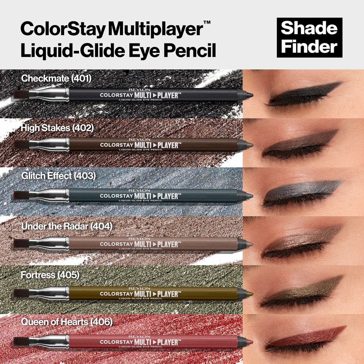 Øjenblyant Revlon COLORSTAY Nº 405-FORTRESS (1 enhed) produktemballage
