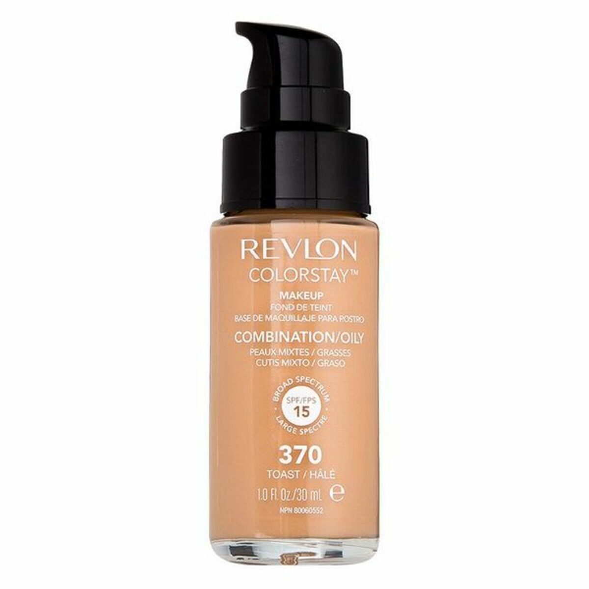 Fluid Foundation Make-up Revlon Foundation Makeup Nº 370-Toast 30 ml makeup emballage