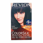 Farve uden ammoniak Revlon Colorsilk Nº 10-Negro (1 enhed) til kvinder produktemballage