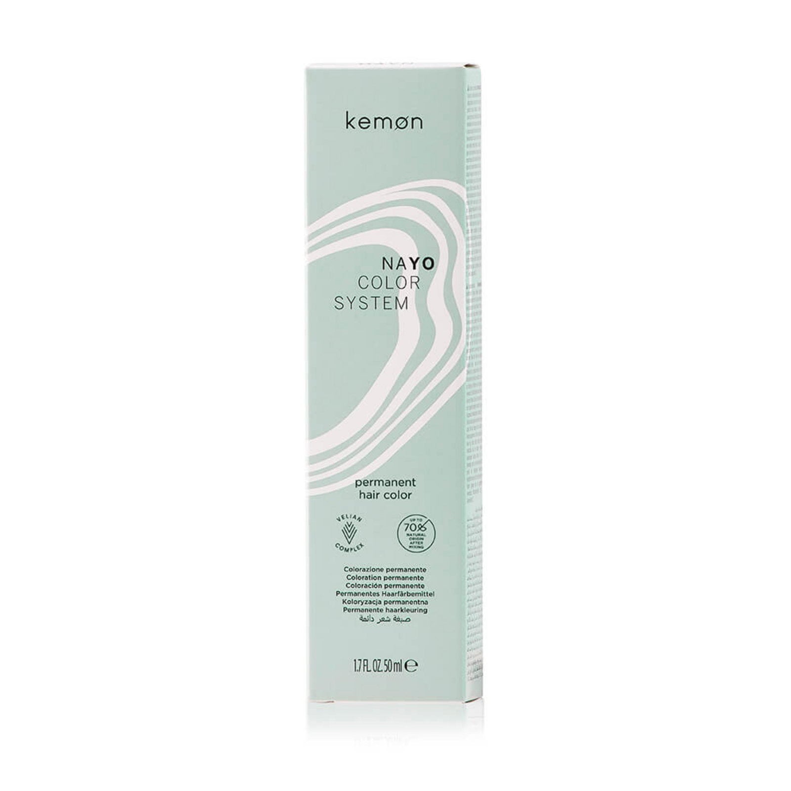 Kemon, Nayo 7.2 Hair Color, Ammonia-Free, Permanent Hair Dye, 6 Dark Blonde, 50 ml