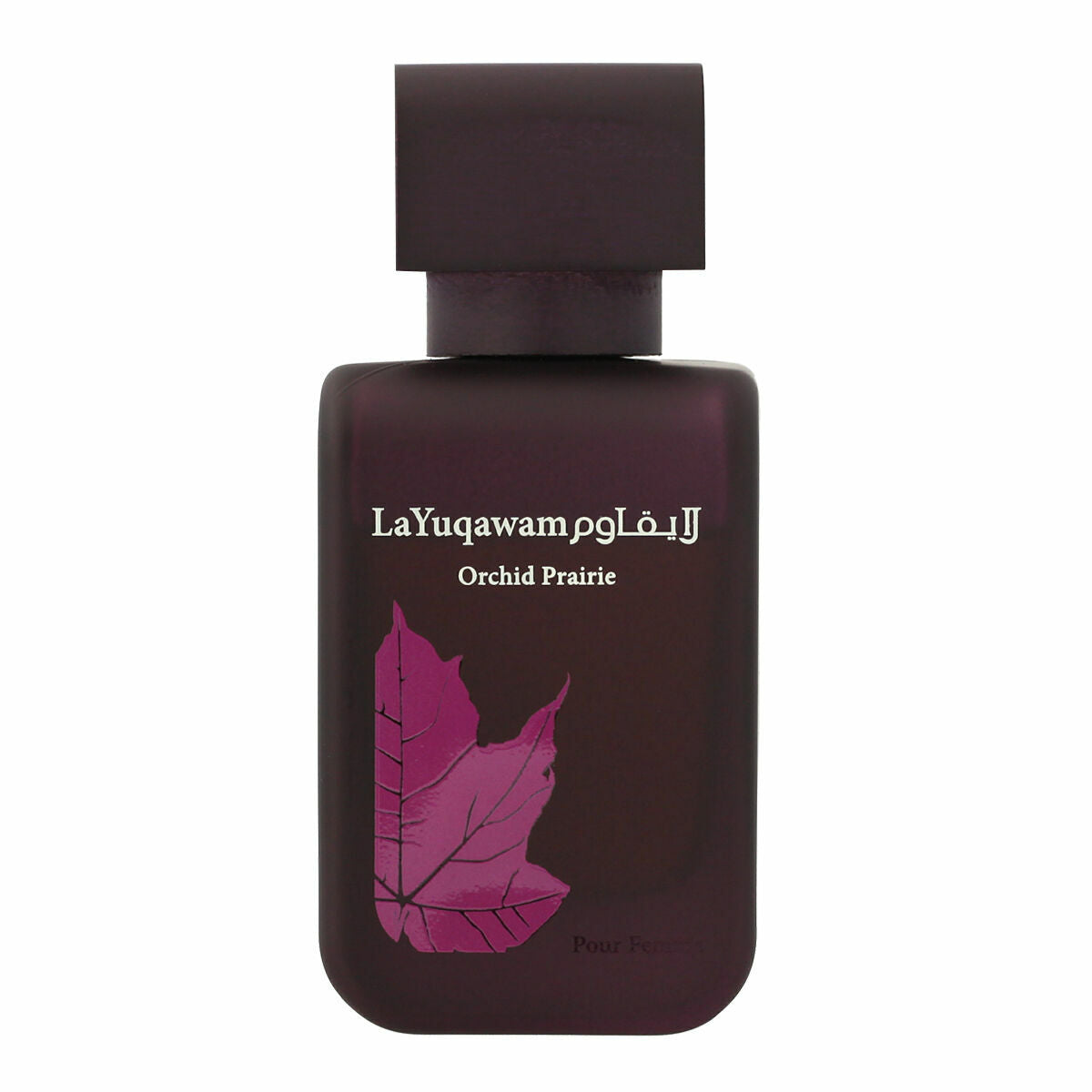 Dameparfume Rasasi LA YUQAWAN ORCHID PRAIRIE til kvinder produktemballage