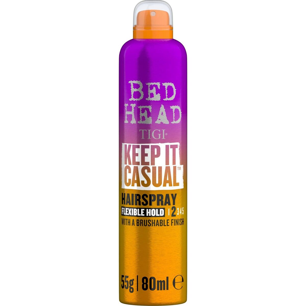 Fleksibel Hold hårspray Tigi Row Keep It Casual produktemballage