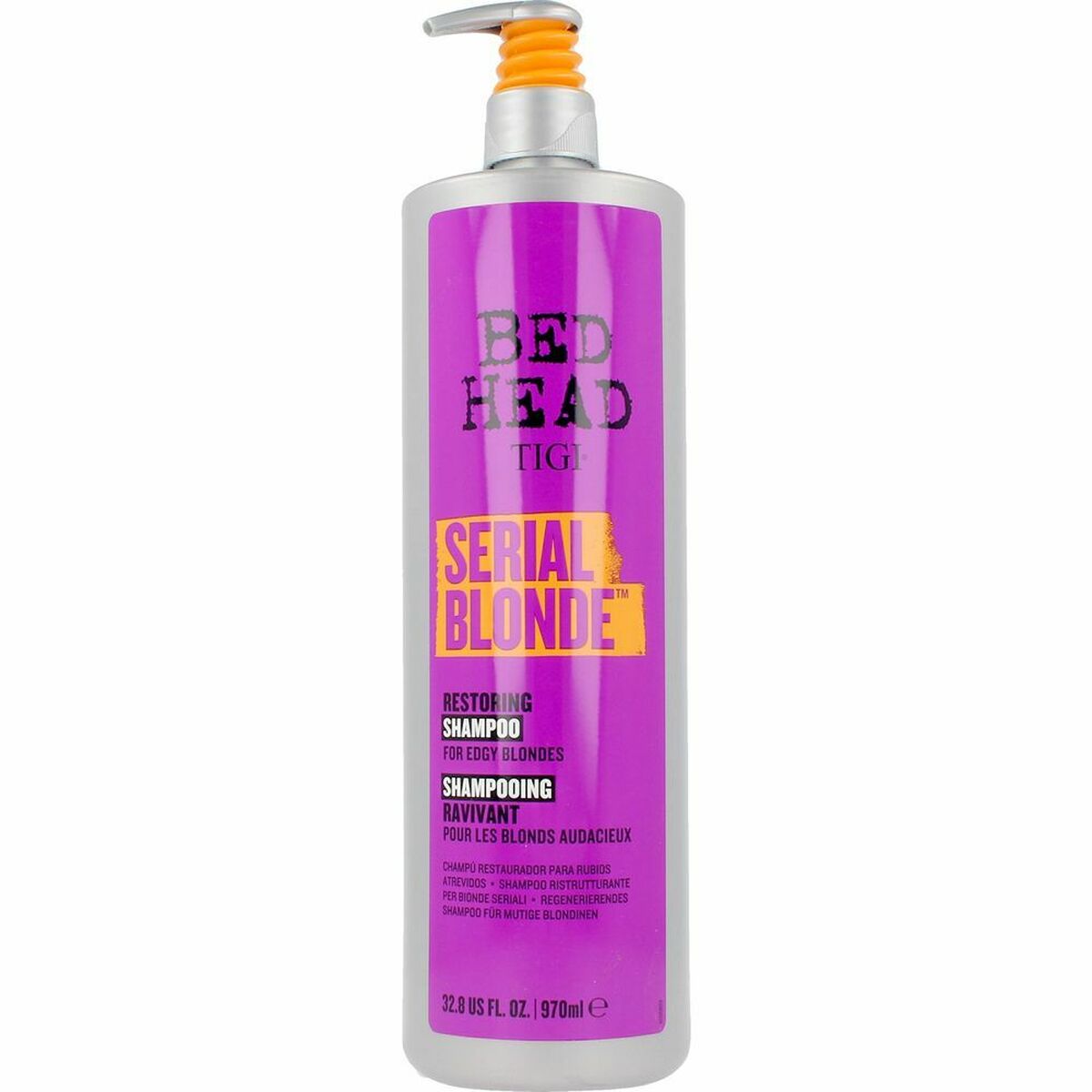 Shampoo Tigi Serial Blonde til kvinder shampooflaske