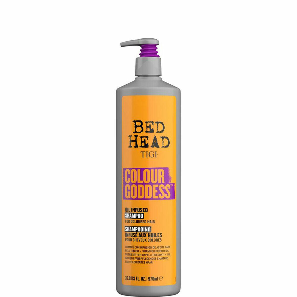 Shampoo til farvet hår Tigi Bed Head Color Goddess 970 ml til kvinder shampooflaske