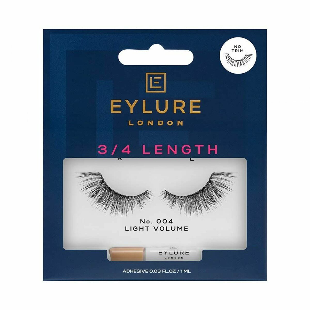 Falske øjenvipper Eylure Volume Nº 004 (1 enhed) produktemballage