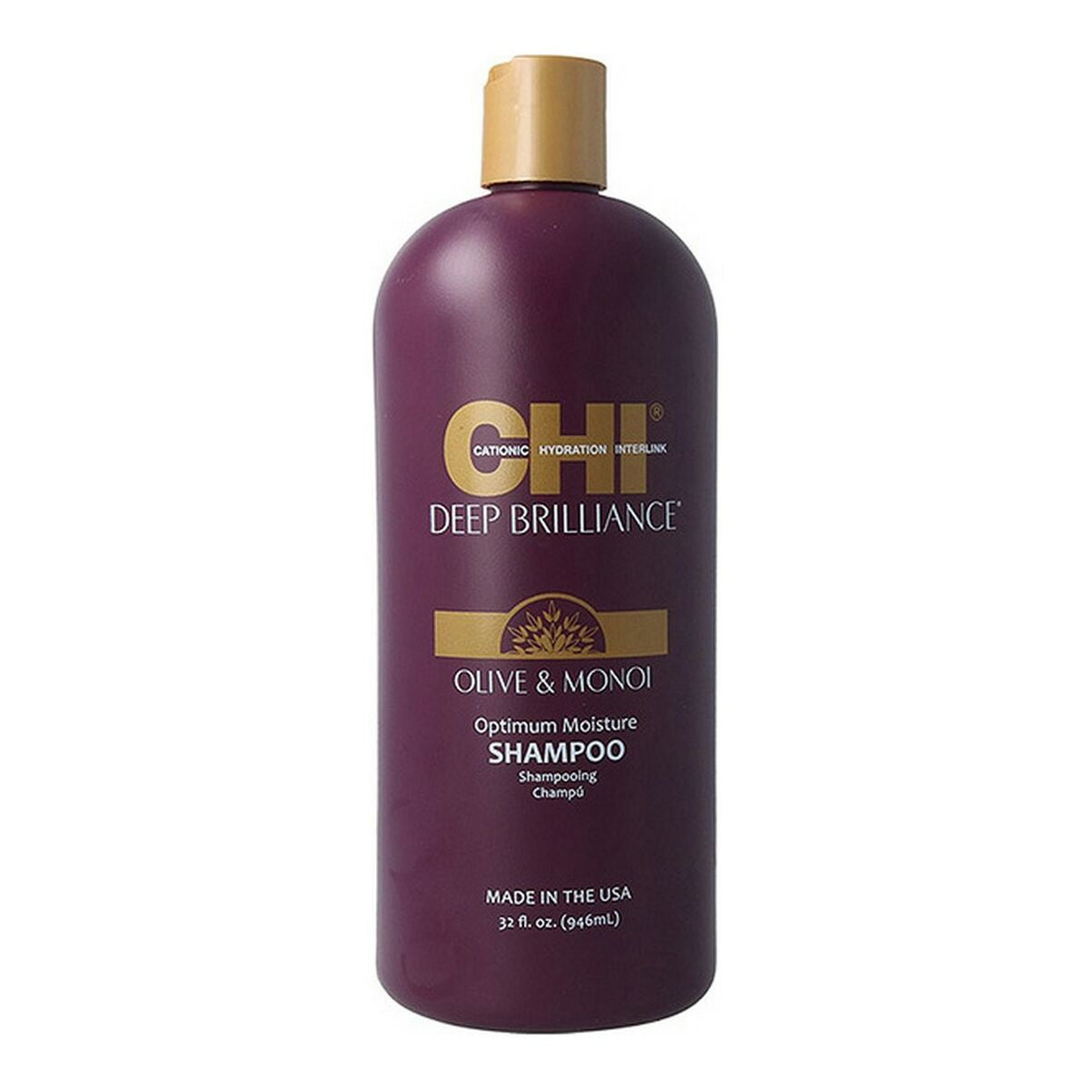 Shampoo Farouk Chi Deep Brilliance Olive Monoi 946 ml shampooflaske