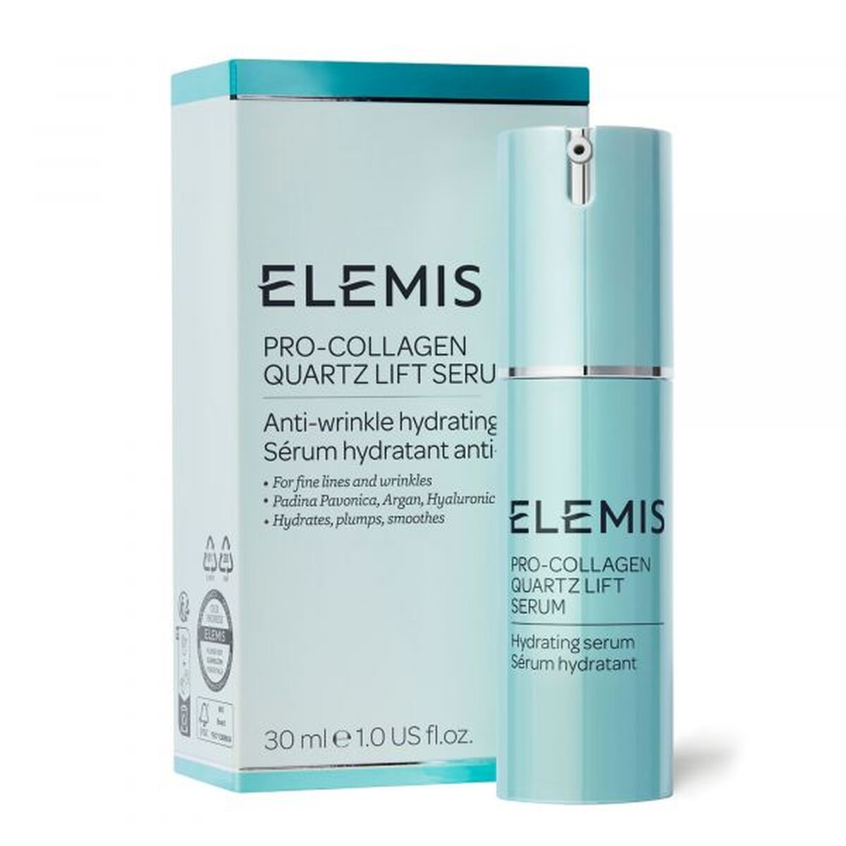 Ansigtsserum Elemis Pro-Collagen Quartz Lift 30 ml til kvinder serumflaske