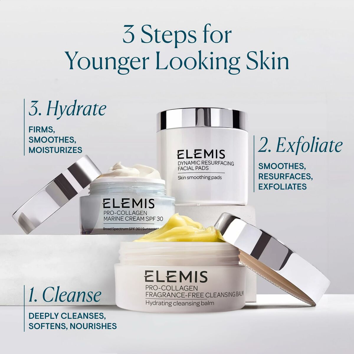 Cleansing Cream Elemis Pro Collagen 100 ml hudplejeemballage