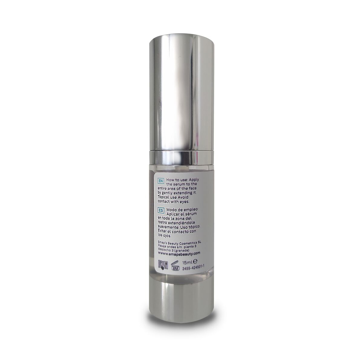 Ansigtsserum Emap'S Beauty & Cosmetics 15 ml Hyaluronsyre serumflaske
