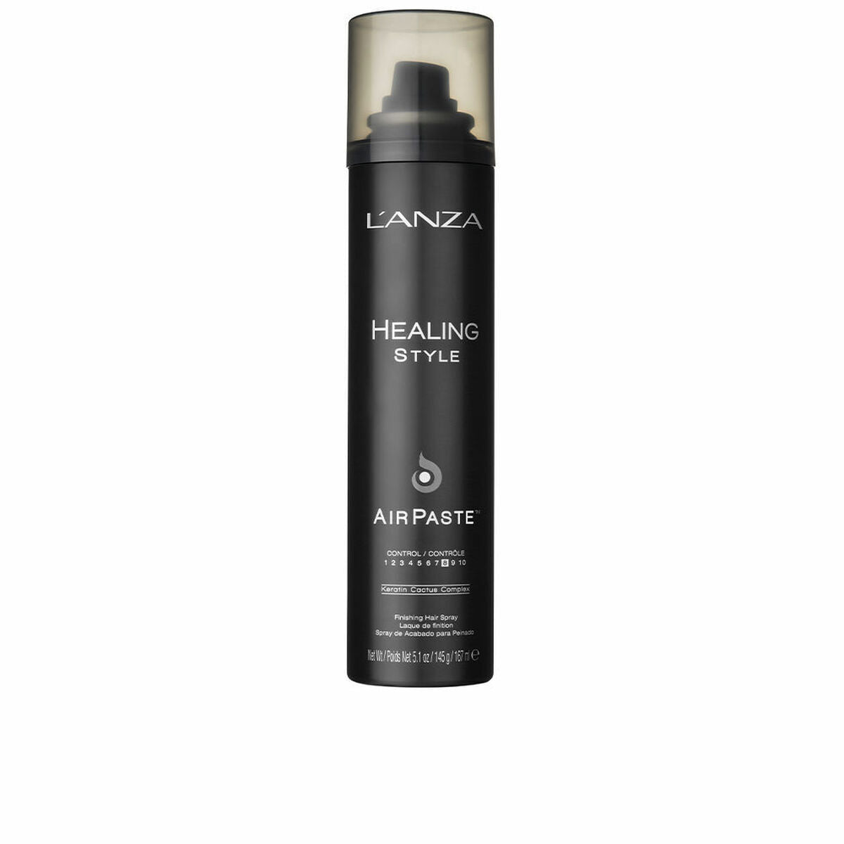 Hårspray L'ANZA Healing Style produktemballage