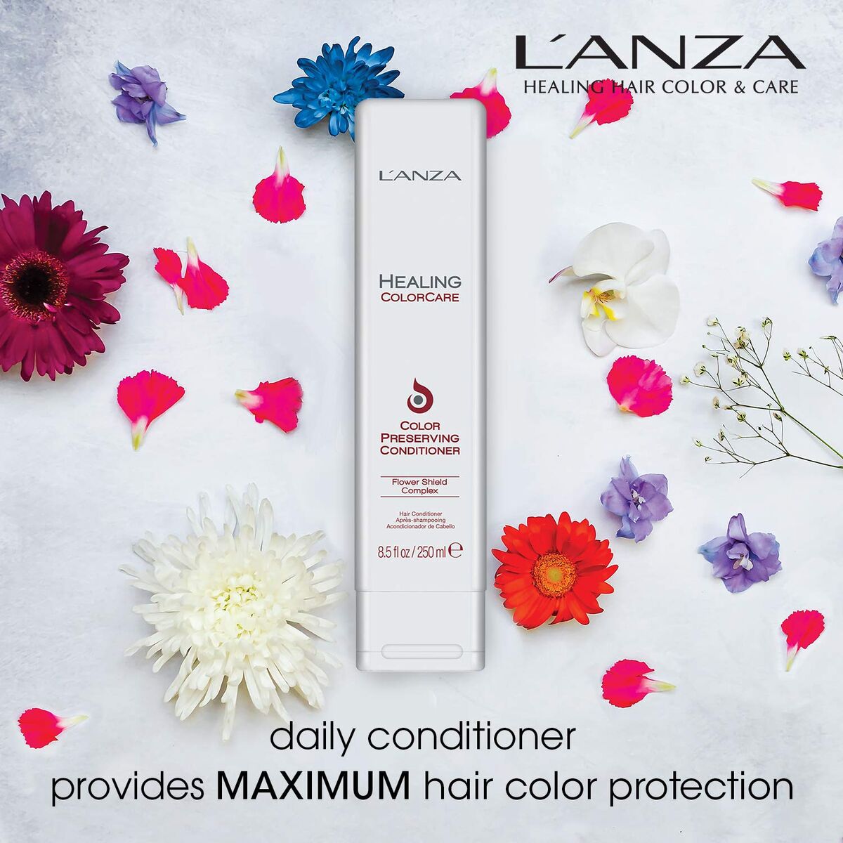 Balsam L'ANZA Healing Colorcare Orange 250 ml til kvinder balsamflaske