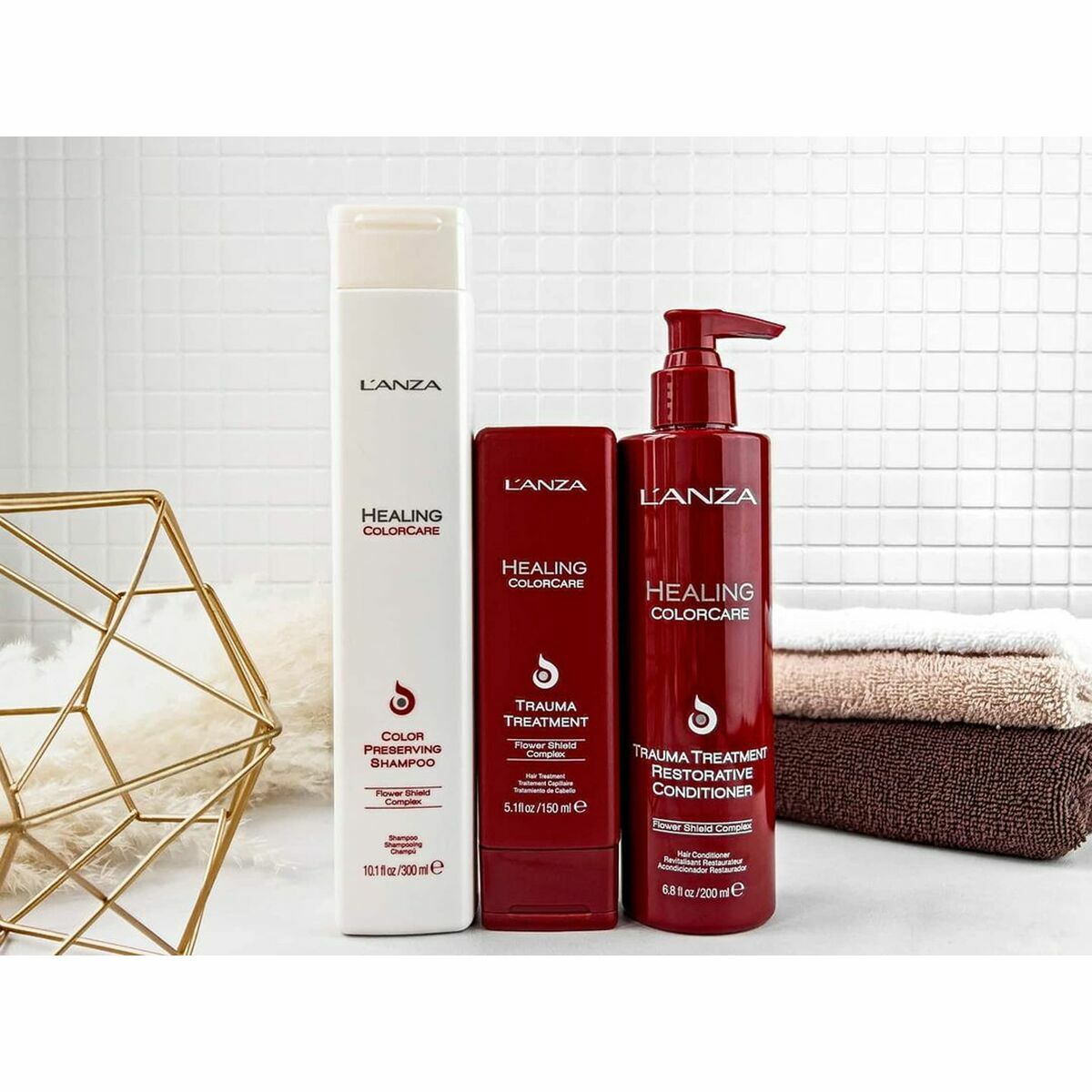 Shampoo L'ANZA Minu 1 L til kvinder shampooflaske