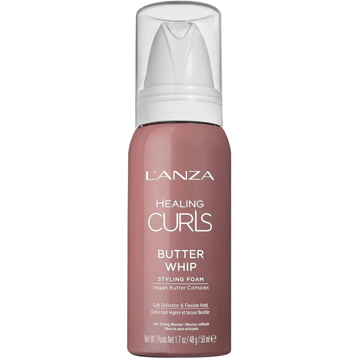 Skum til krøller L'ANZA Healing Curls Butter Whip 50 ml produktemballage